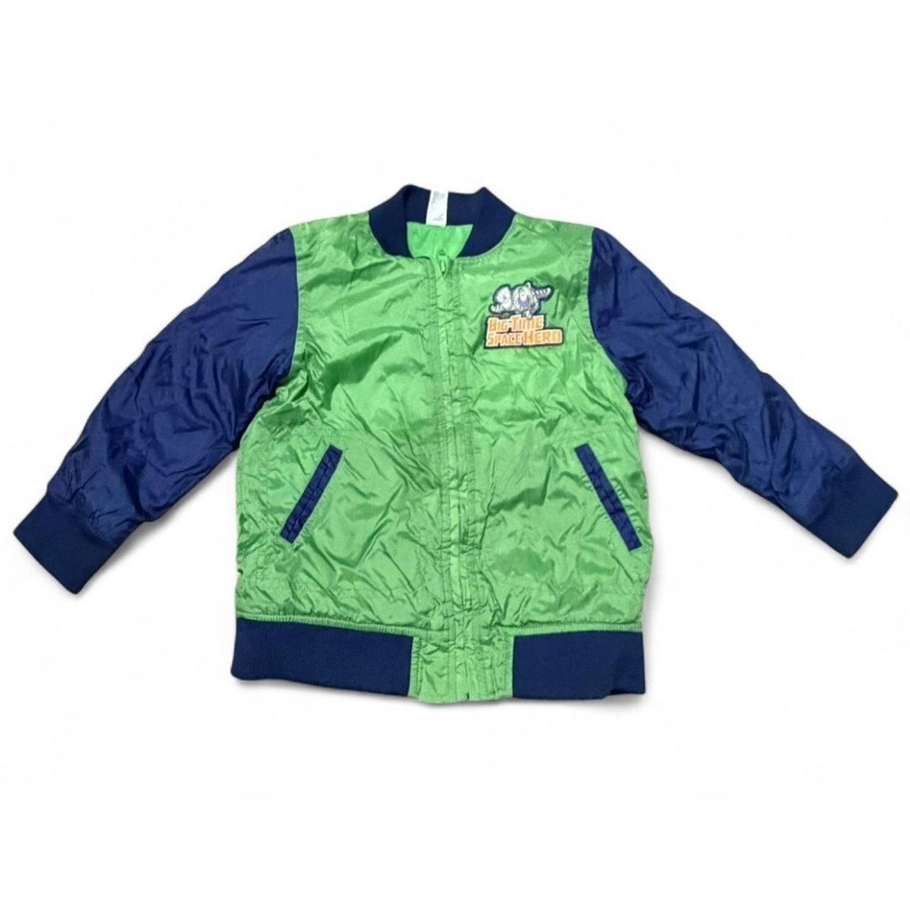 Disney Store Toy Story Buzz Lightyear Big-Time Space Hero Kids Bomber Jacket 4T